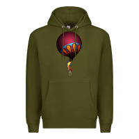 Army Green Circa Survive Premium Hoodie - artisFamous