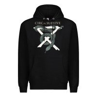 Black Circa Survive Premium Hoodie - artisFamous