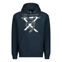 Navy Circa Survive Premium Hoodie - artisFamous