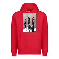 Red black power black fist 1968 olympics Premium Hoodie - artisFamous