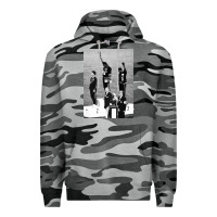 Slate Camo black power black fist 1968 olympics Premium Hoodie - artisFamous
