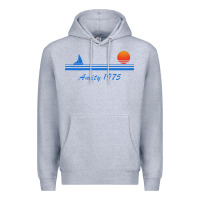 Heather Grey amity island 1975 Premium Hoodie - artisFamous