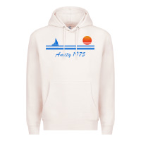 Pale Pink amity island 1975 Premium Hoodie - artisFamous