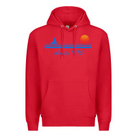 Red amity island 1975 Premium Hoodie - artisFamous