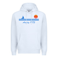White amity island 1975 Premium Hoodie - artisFamous