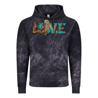 Cloud Black owl love Vintage Hoodie - BarkalooDesign