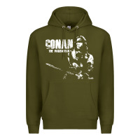 Army Green conan the barbarian vintage Premium Hoodie - artisFamous