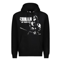 Black conan the barbarian vintage Premium Hoodie - artisFamous