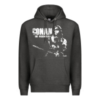 Charcoal Heather conan the barbarian vintage Premium Hoodie - artisFamous