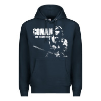 Navy conan the barbarian vintage Premium Hoodie - artisFamous
