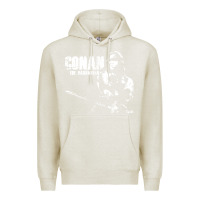 Oatmeal Heather conan the barbarian vintage Premium Hoodie - artisFamous