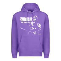 Purple conan the barbarian vintage Premium Hoodie - artisFamous
