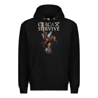 Black Circa Survive Premium Hoodie - artisFamous