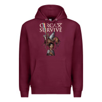 Burgundy Circa Survive Premium Hoodie - artisFamous