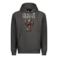 Charcoal Heather Circa Survive Premium Hoodie - artisFamous