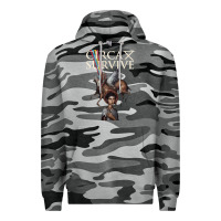Slate Camo Circa Survive Premium Hoodie - artisFamous