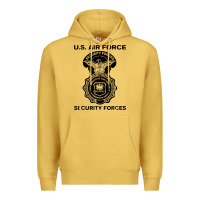 Antique Gold air force security forces Premium Hoodie - artisFamous