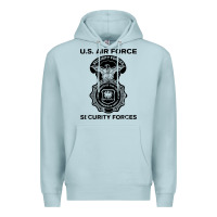 Blue Mist air force security forces Premium Hoodie - artisFamous