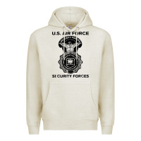 Oatmeal Heather air force security forces Premium Hoodie - artisFamous
