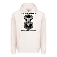Pale Pink air force security forces Premium Hoodie - artisFamous