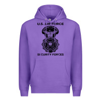 Purple air force security forces Premium Hoodie - artisFamous