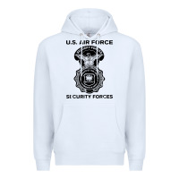 White air force security forces Premium Hoodie - artisFamous