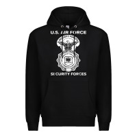 Black air force security forces Premium Hoodie - artisFamous