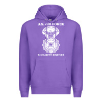 Purple air force security forces Premium Hoodie - artisFamous