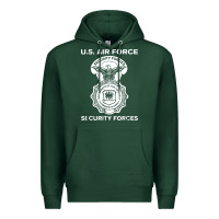 Sports Green air force security forces Premium Hoodie - artisFamous