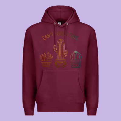 Cool Cactus Premium Hoodie Designed By Artisfamous