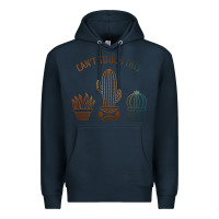 Navy cool cactus Premium Hoodie - artisFamous