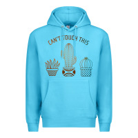 Ocean Blue cool cactus Premium Hoodie - artisFamous