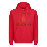 Red cool cactus Premium Hoodie - artisFamous