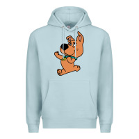 Blue Mist scrappy doo fists Premium Hoodie - artisFamous