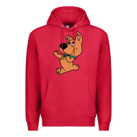Cardinal scrappy doo fists Premium Hoodie - artisFamous