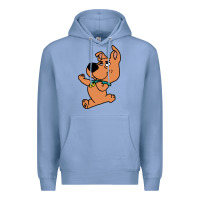Colony Blue scrappy doo fists Premium Hoodie - artisFamous