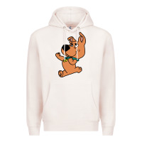 Pale Pink scrappy doo fists Premium Hoodie - artisFamous