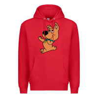 Red scrappy doo fists Premium Hoodie - artisFamous