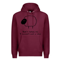 Burgundy herd what herd Premium Hoodie - artisFamous