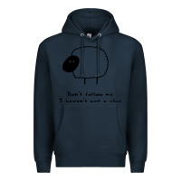 Navy herd what herd Premium Hoodie - artisFamous
