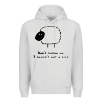Dove Grey herd what herd Premium Hoodie - artisFamous