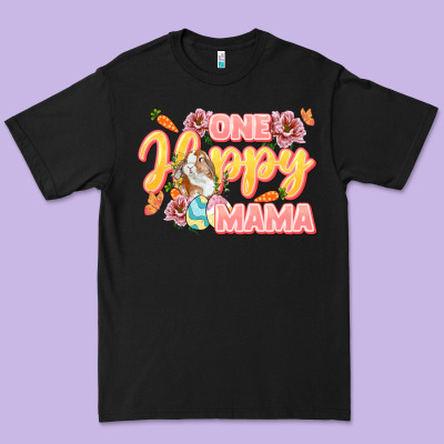 One Hoppy Mama Premium Tee Designed By Lillyallendesigns