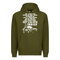 Army Green fast and furious Premium Hoodie - artisFamous
