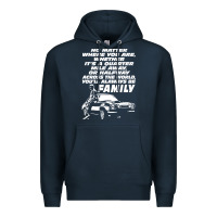 Navy fast and furious Premium Hoodie - artisFamous