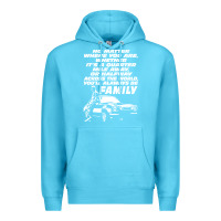 Ocean Blue fast and furious Premium Hoodie - artisFamous
