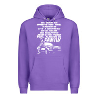 Purple fast and furious Premium Hoodie - artisFamous
