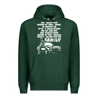 Sports Green fast and furious Premium Hoodie - artisFamous