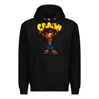 Black crash bandicoot Premium Hoodie - artisFamous
