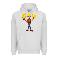 Dove Grey crash bandicoot Premium Hoodie - artisFamous