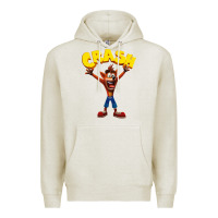 Oatmeal Heather crash bandicoot Premium Hoodie - artisFamous